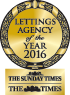 2016 Lettings Agency of the year awards